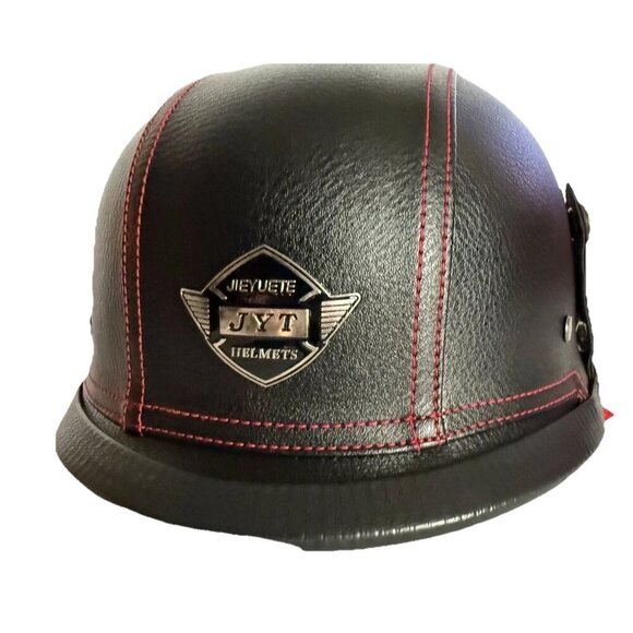 BUNDLE Yesmotor Helmet Large 1/2 Face Quick Release DOT approved Goggles Gloves - Picture 2 of 11